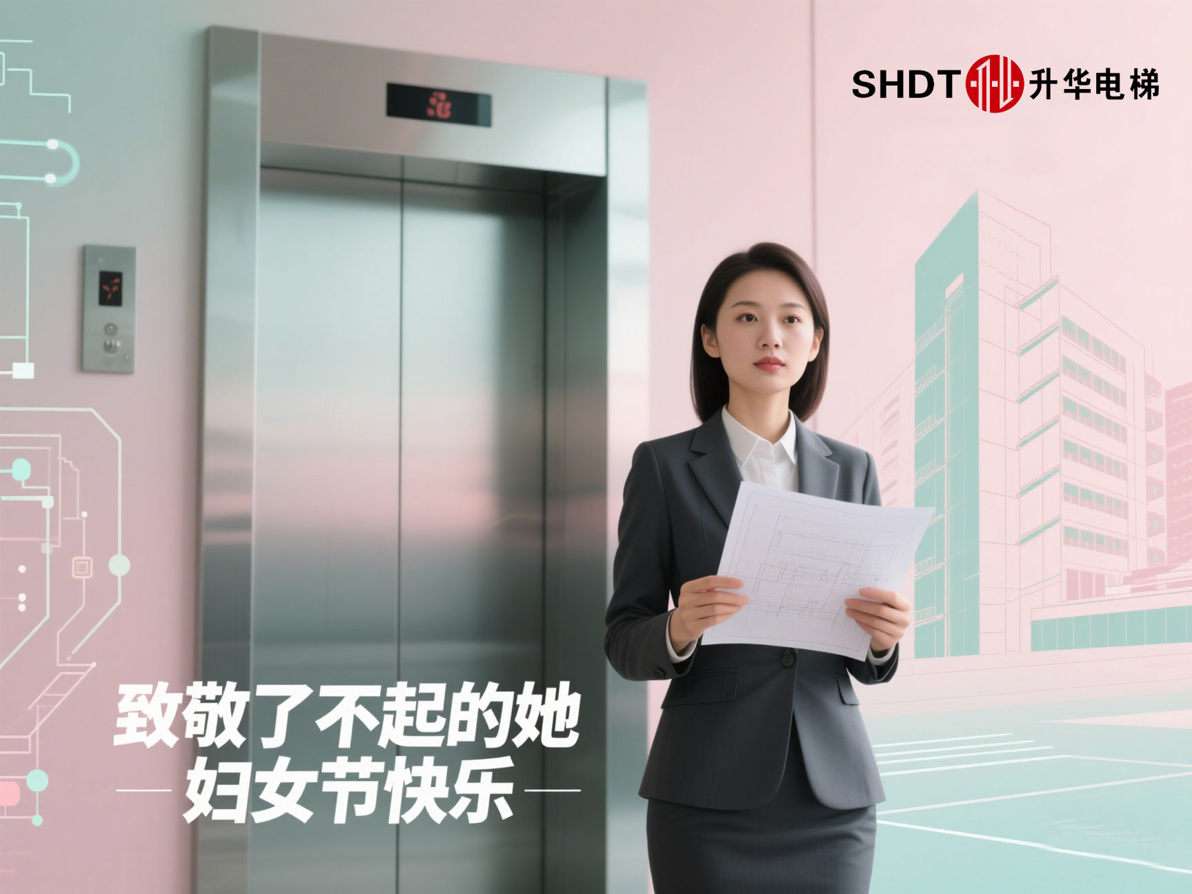 北京升华电梯集团妇女节致词